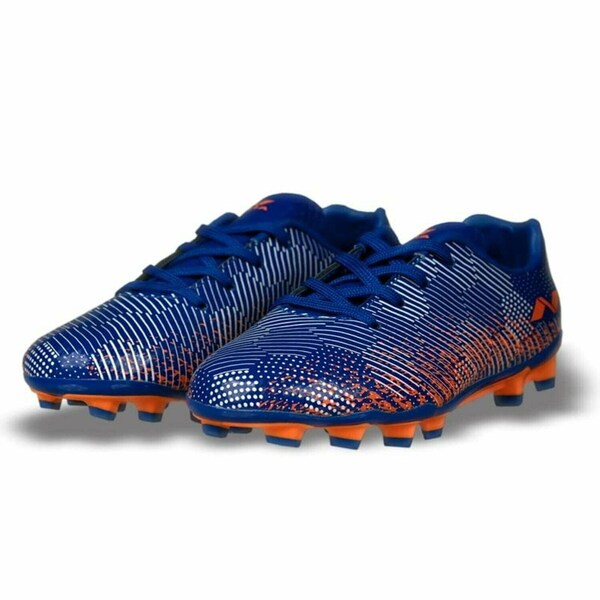 Nivia Kids Encounter 9.0 Football Stud (Royal Blue-Orange)