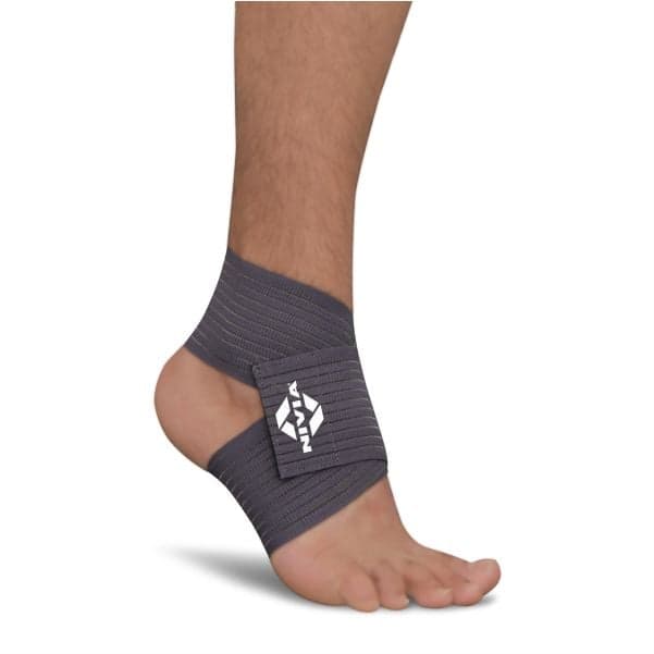 NIVIA Compression Ankle Wrap (DARK GREY)
