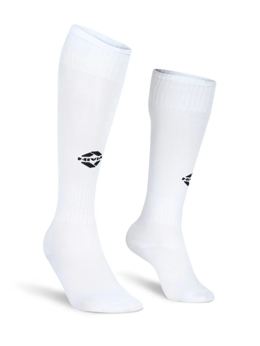 Nivia Socks Football Stocking (WHITE BLACK)