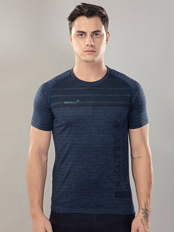 Sport Sun Seamless Round Neck