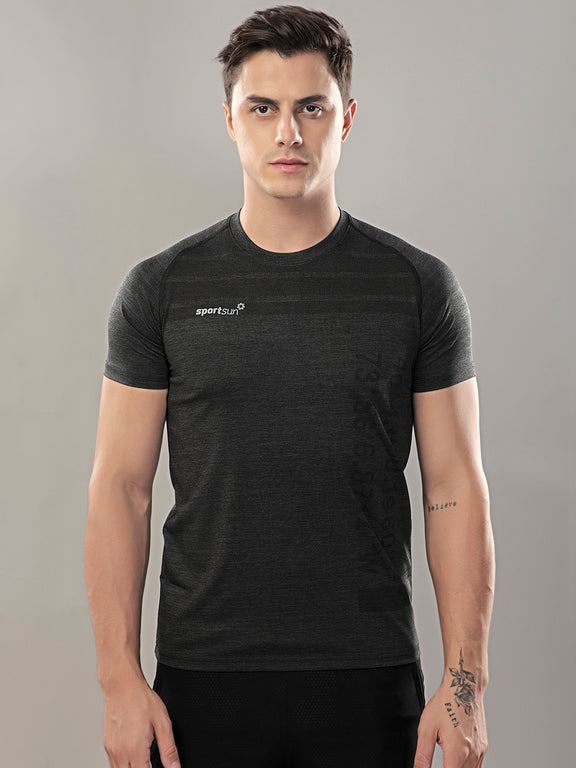 Sport Sun Seamless Round Neck
