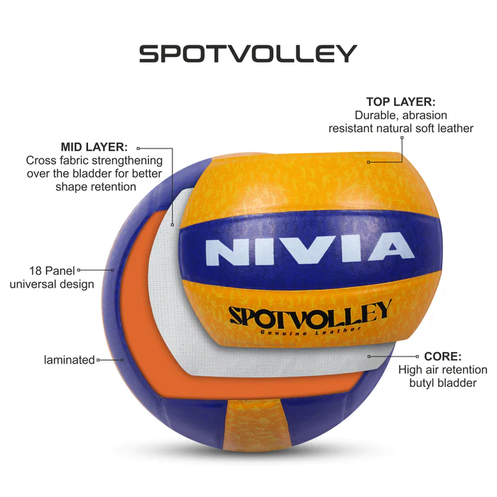 NIVIA Volleyball Spotvolley (YELLOW/BLUE)