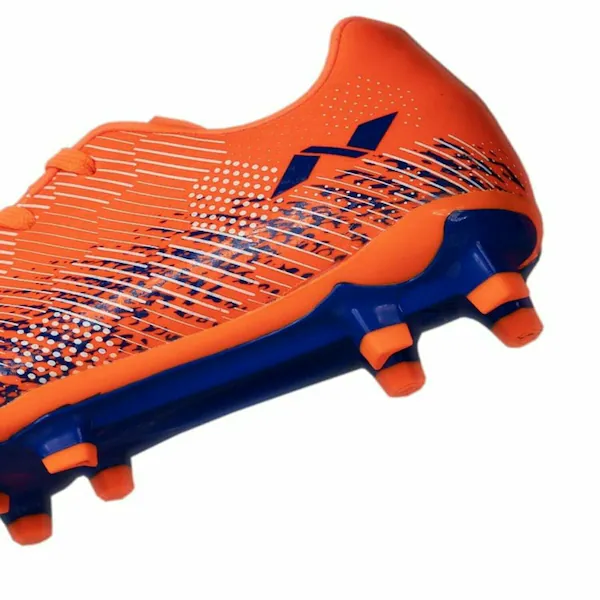 Nivia Kids Encounter 9.0 Football Stud (Orange-Royal Blue)