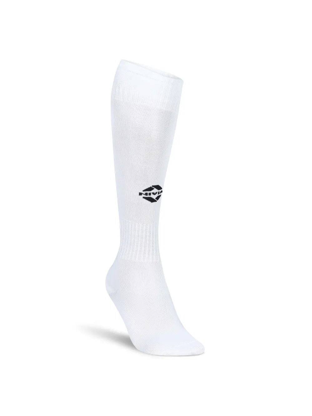 Nivia Socks Football Stocking (WHITE BLACK)
