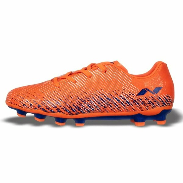 Nivia Kids Encounter 9.0 Football Stud (Orange-Royal Blue)