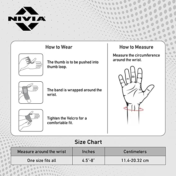 Weight Lifting Wrist Support (Pair)