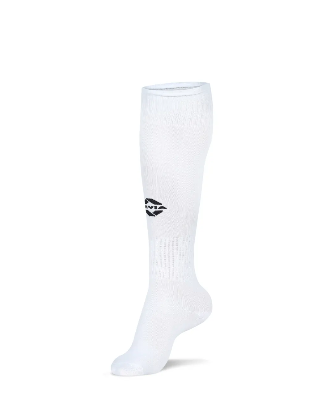 Nivia Socks Football Stocking (WHITE BLACK)