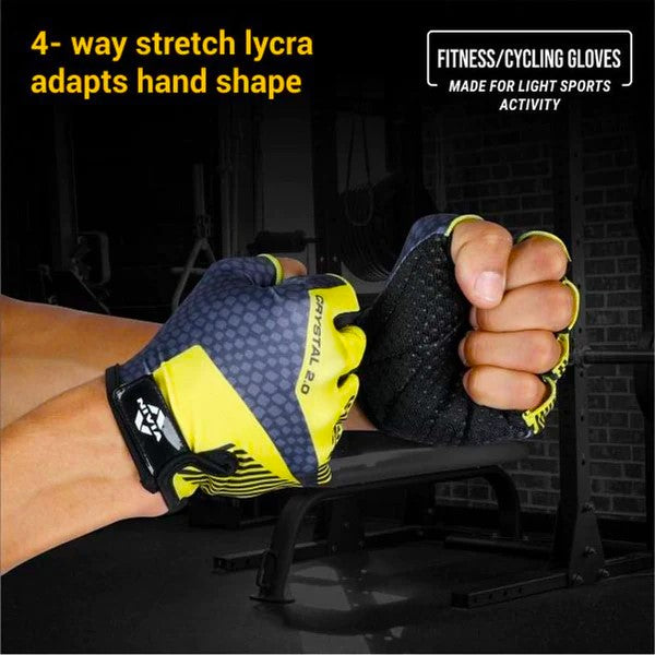 NIVIA Gloves Crystal 2.0 (YELLOW)