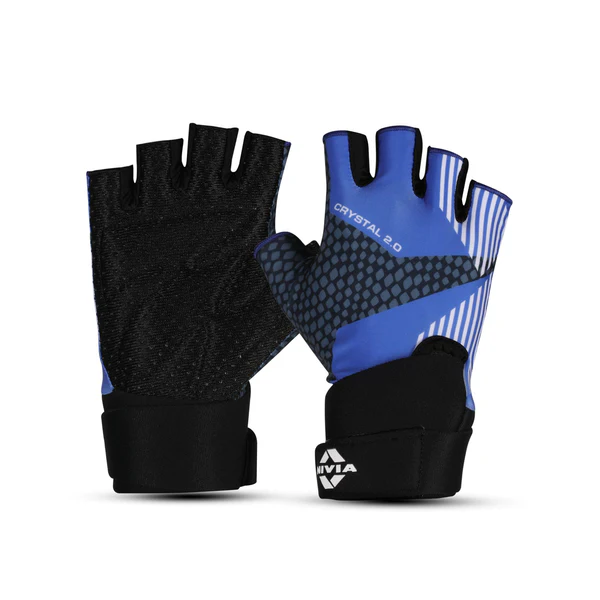NIVIA Gloves Crystal 2.0 With Strap (PURPLE)