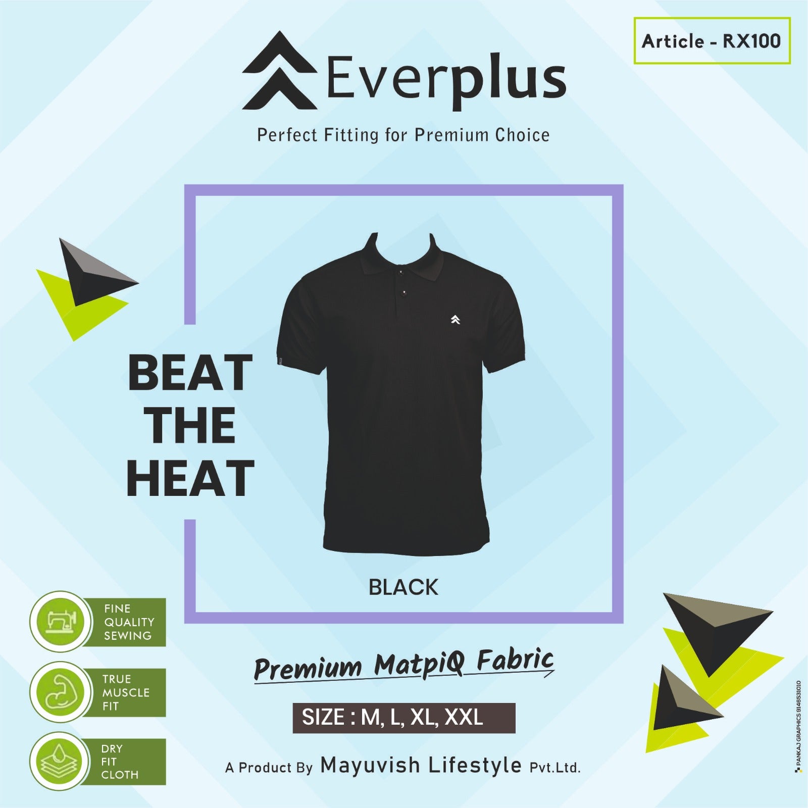 Everplus Premium Polo T-shirts RX100