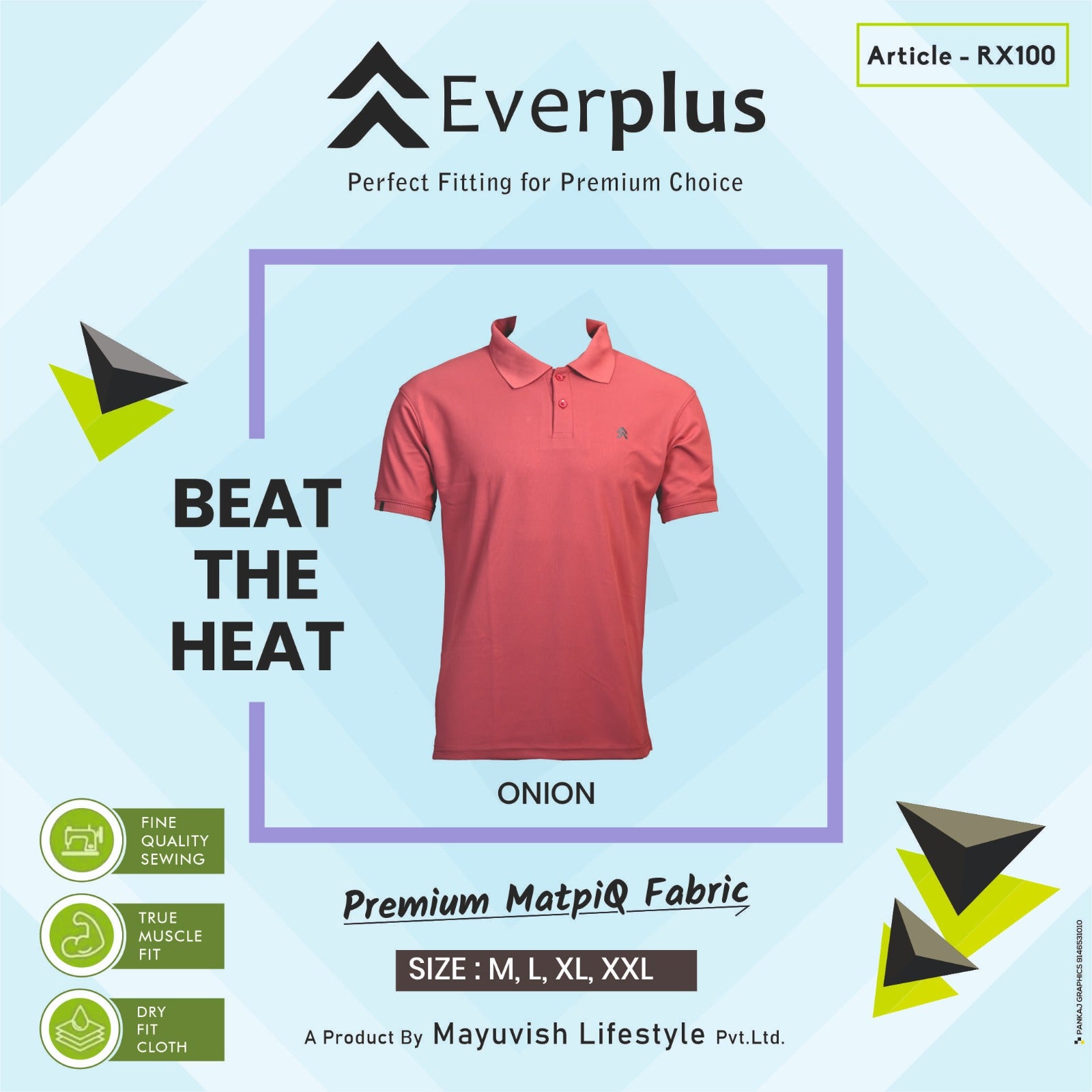 Everplus Premium Polo T-shirts RX100
