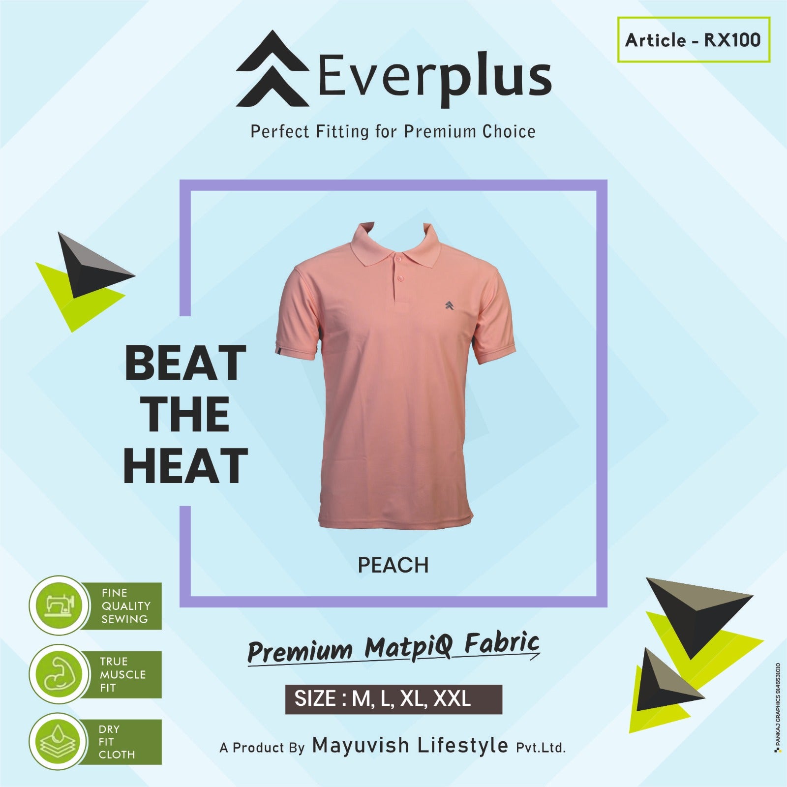 Everplus Premium Polo T-shirts RX100