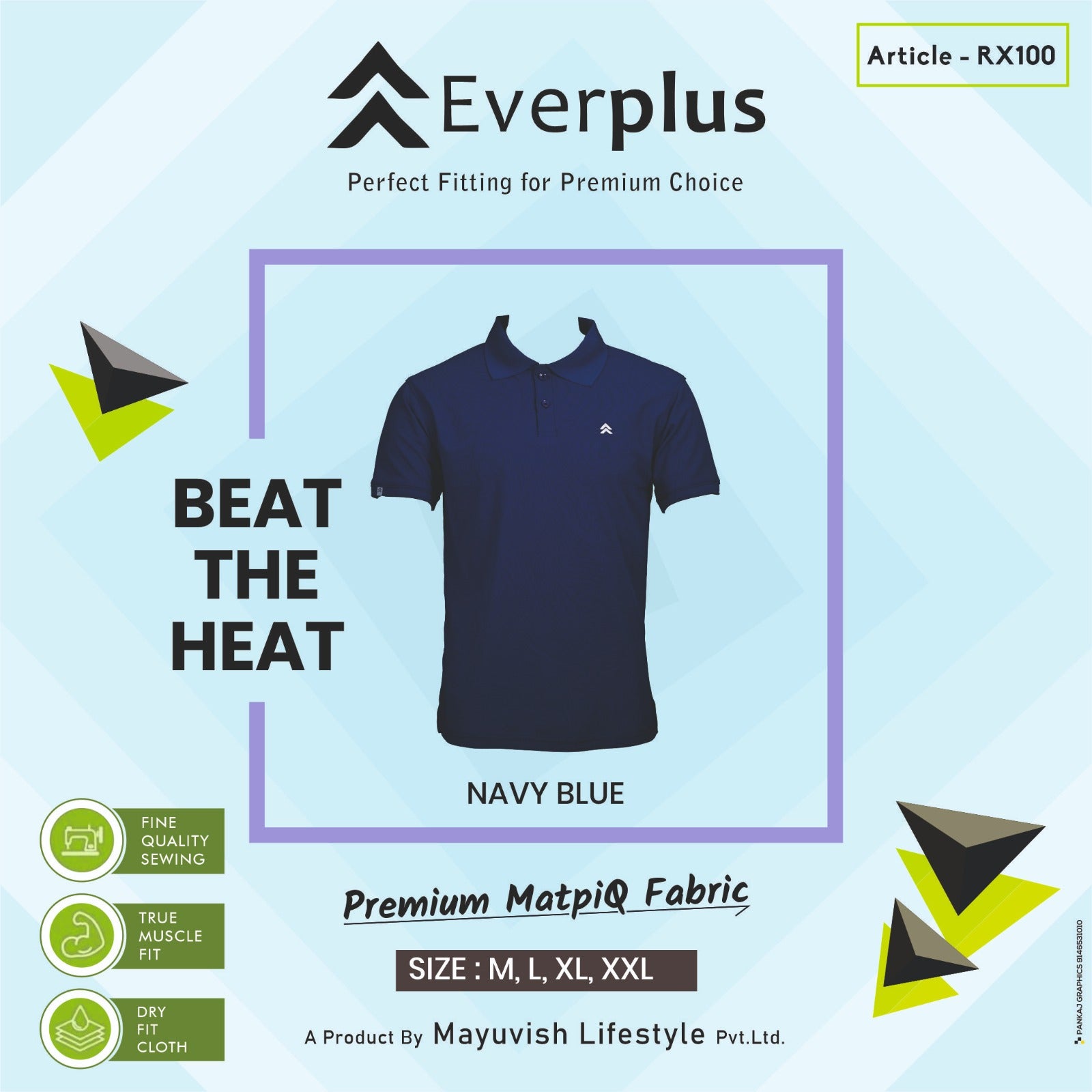 Everplus Premium Polo T-shirts RX100