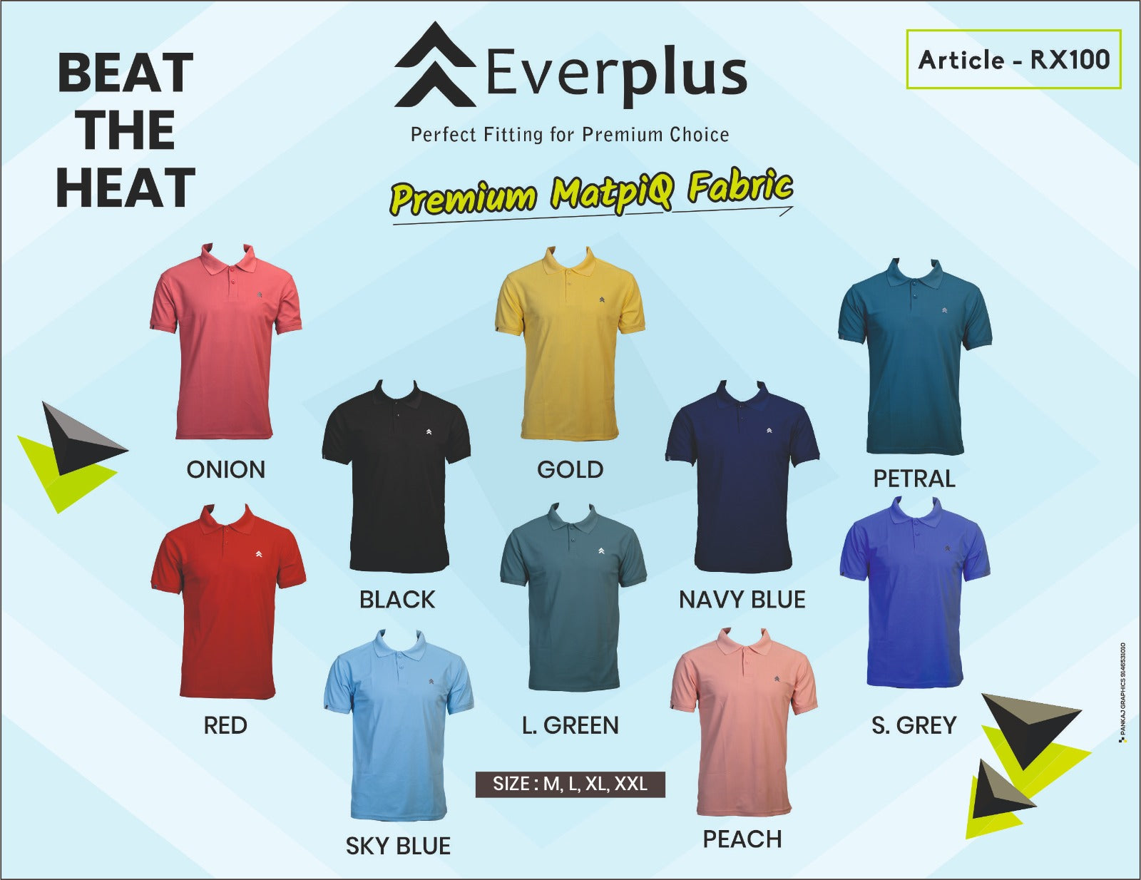 Everplus Premium Polo T-shirts RX100