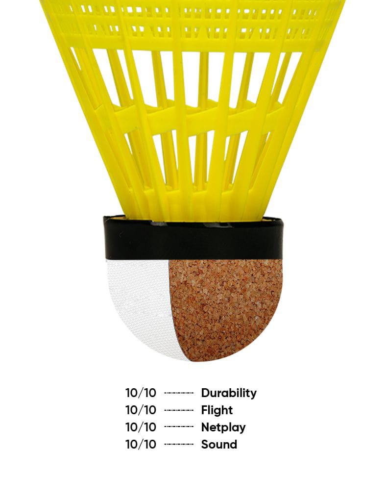 LINING BADMINTON NYLON SHUTTLECOCKS  MODEL- FUTURE 9