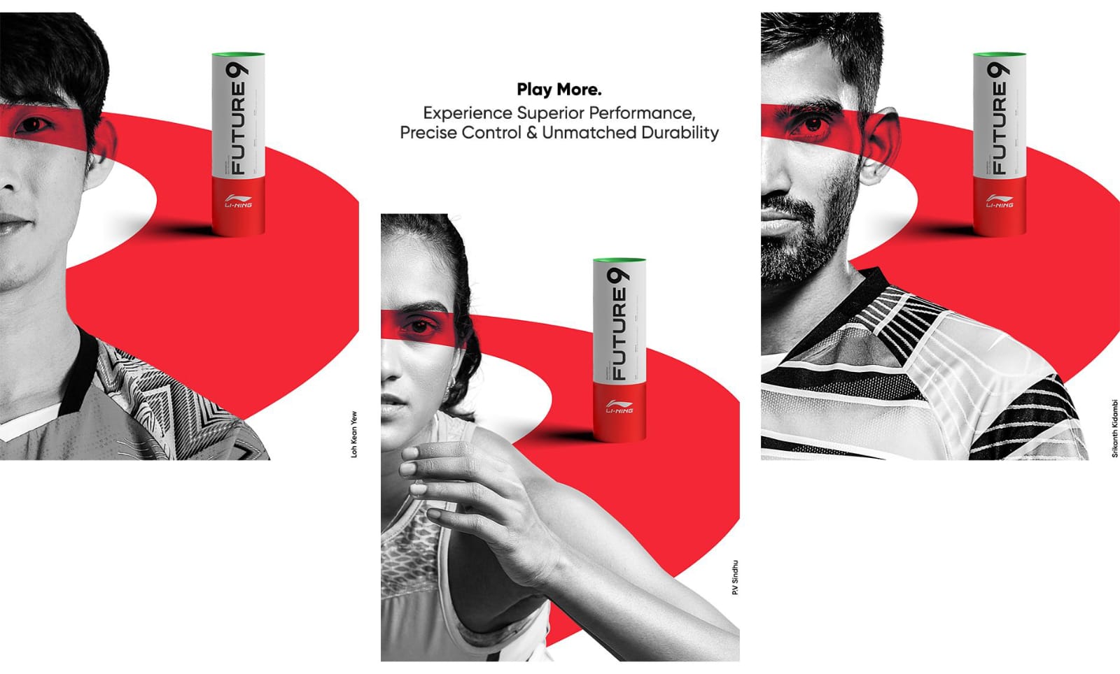 LINING BADMINTON NYLON SHUTTLECOCKS  MODEL- FUTURE 9