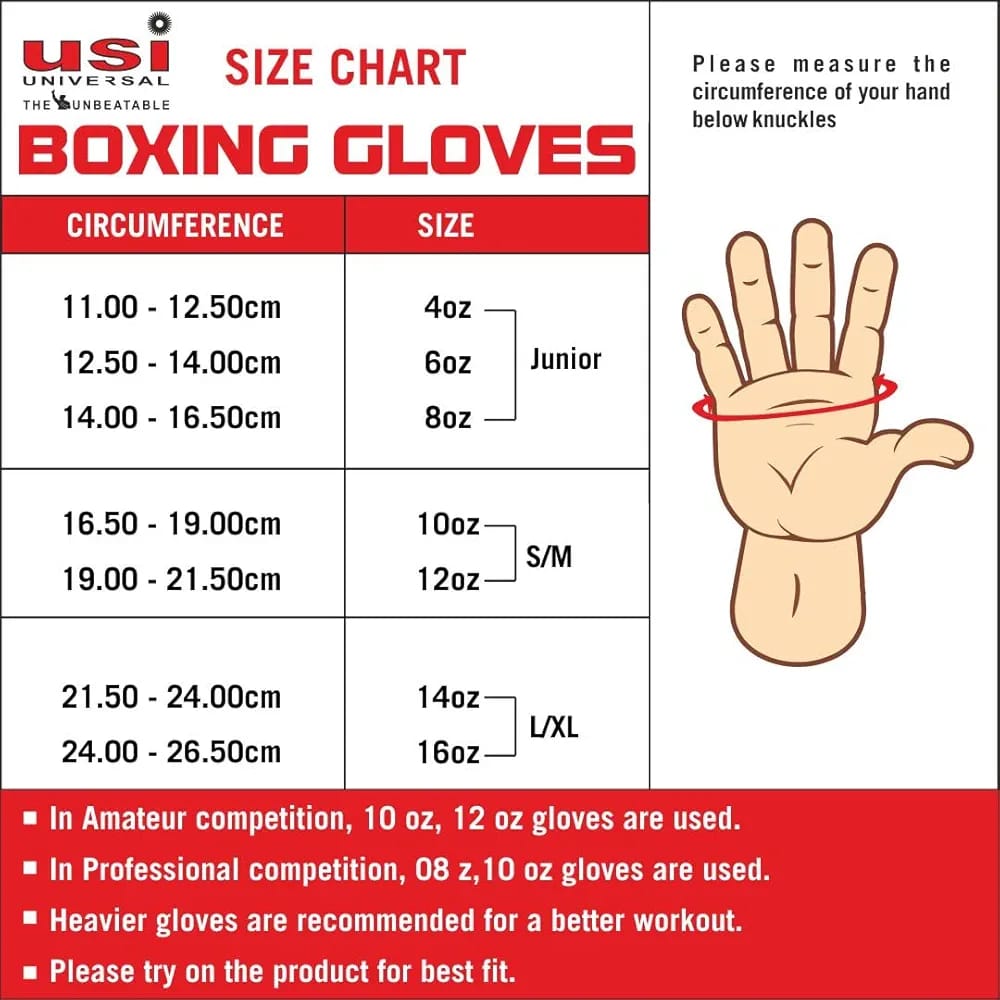 USI UNIVERSAL BOUNCER BOXING GLOVE 612 BV