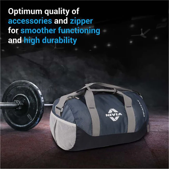 NIVIA Beast-4 GYM BAG (GREY)