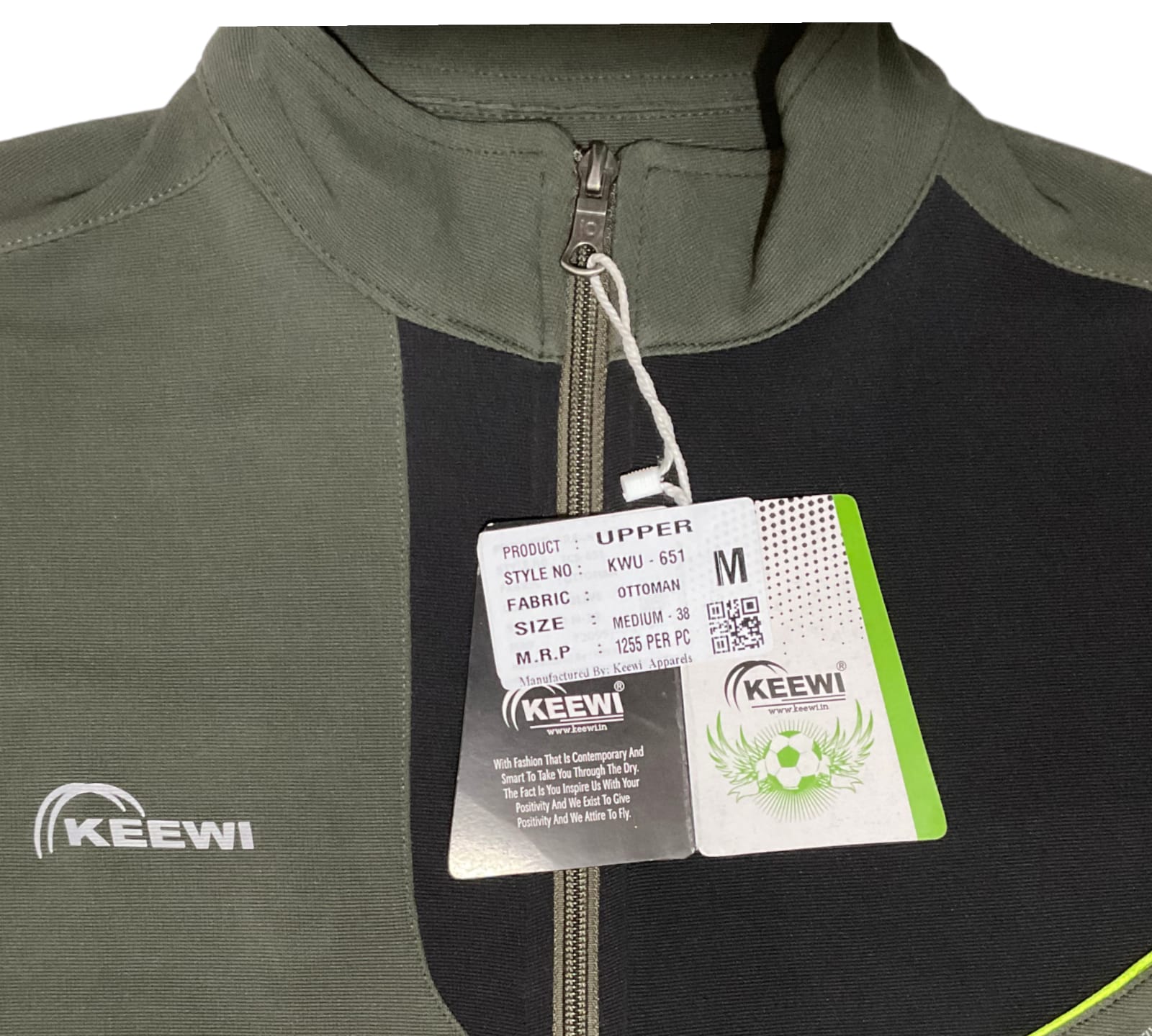 KEEWI JACKET (OLIVE/BLACK)