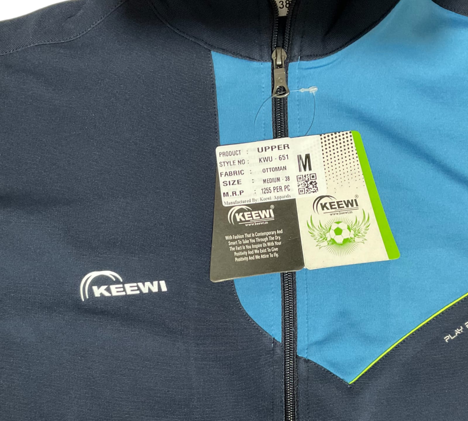 KEEWI JACKET (NAVY/SKY BLUE)