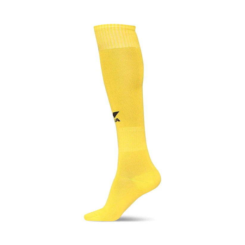Nivia Socks Encounter Plain Football Stocking (Yellow/Black)